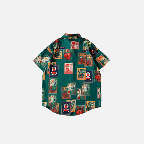 Vintage Graphic Print Shirt