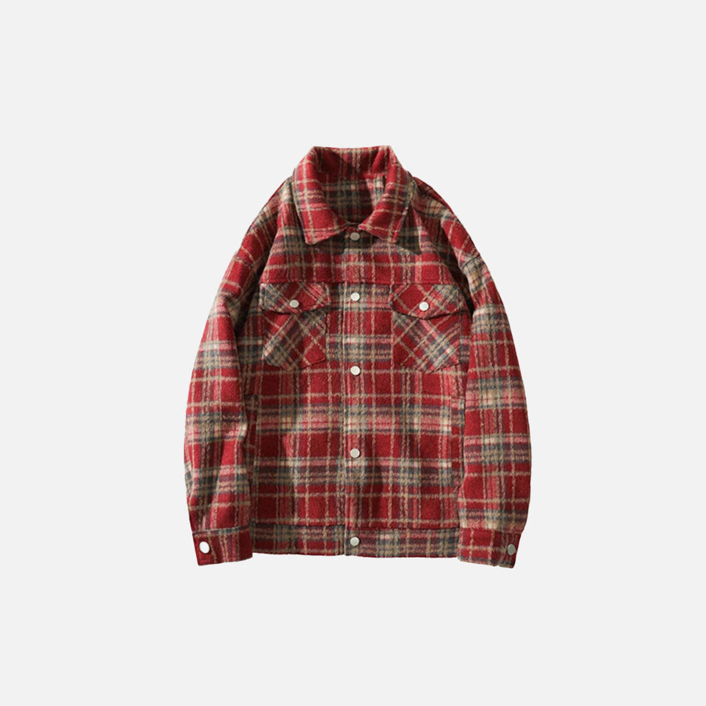 Timeless Plaid Button-Up Shirt