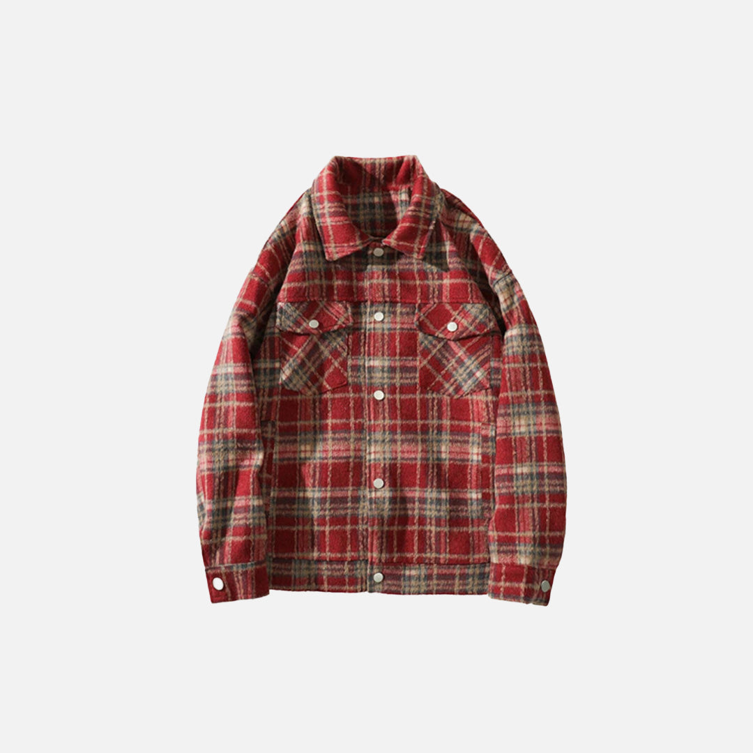 Timeless Plaid Button-Up Shirt