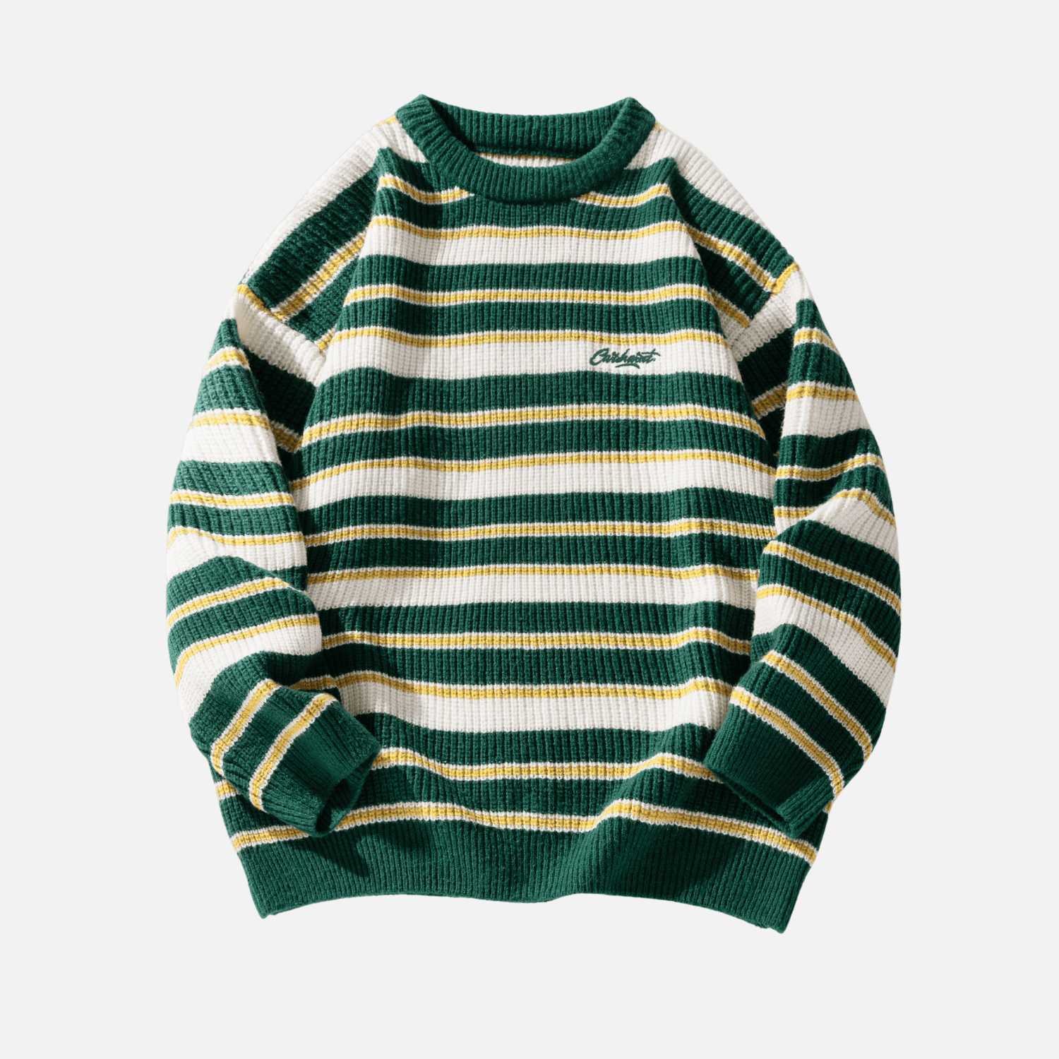 Striped Heavy Knit Sweater