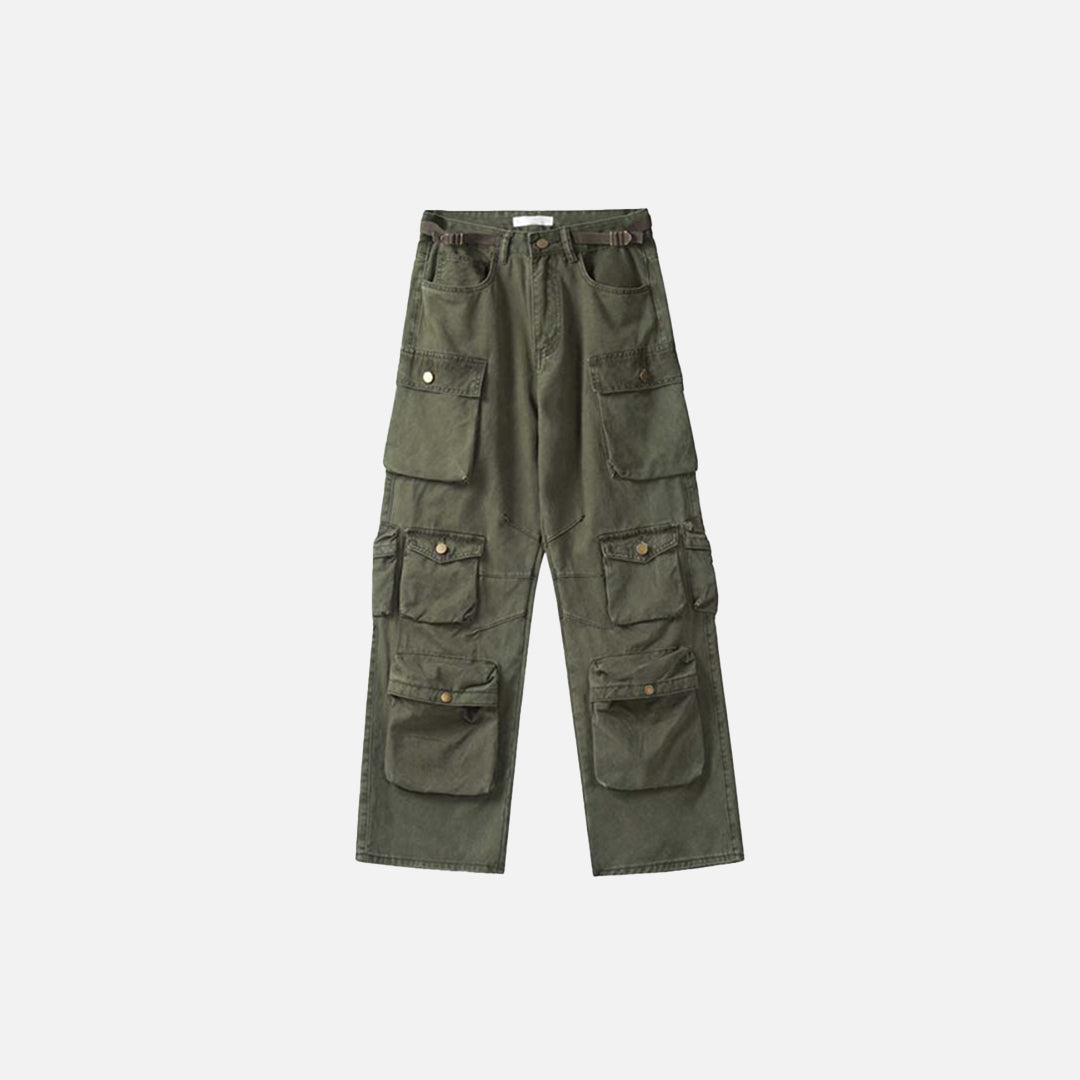 All-Over Pockets Cargo Pants