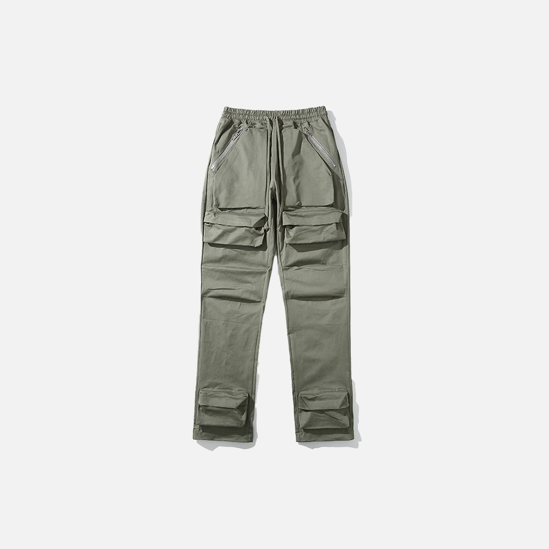 Long Drawstrings Cargo Pants