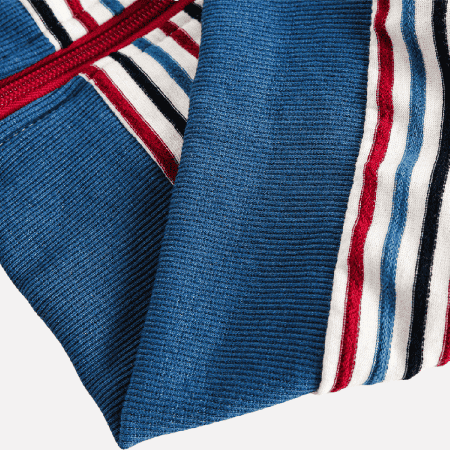 Colorblock Stripe Stand Collar Jacket