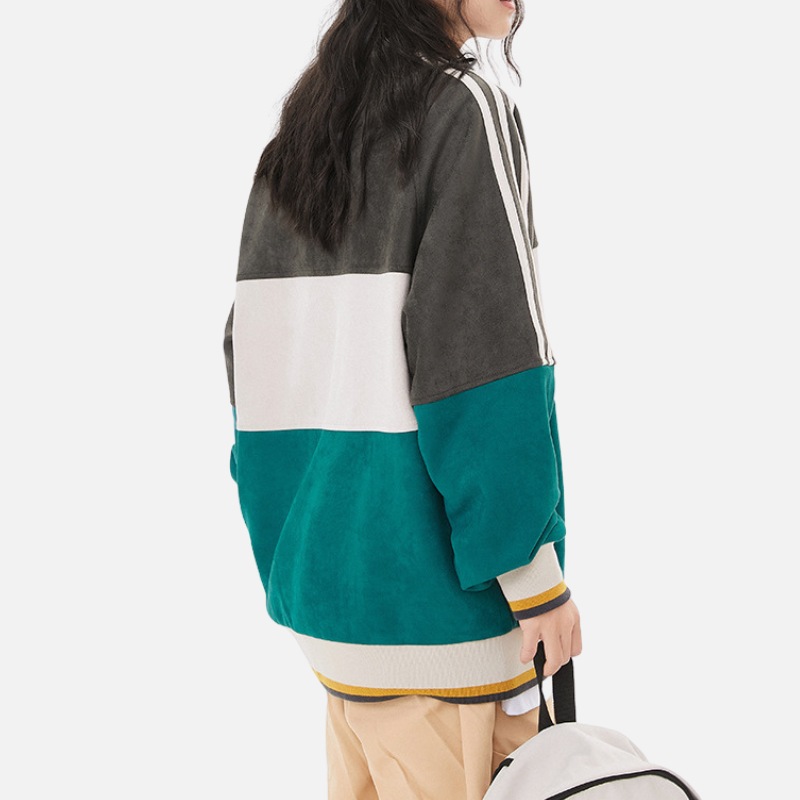 Retro Colorblock Sweatshirt