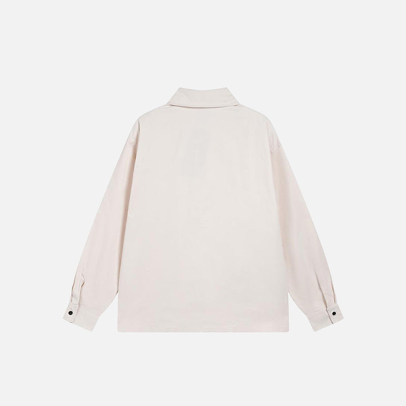 Vintage Washed Long Sleeves Shirt