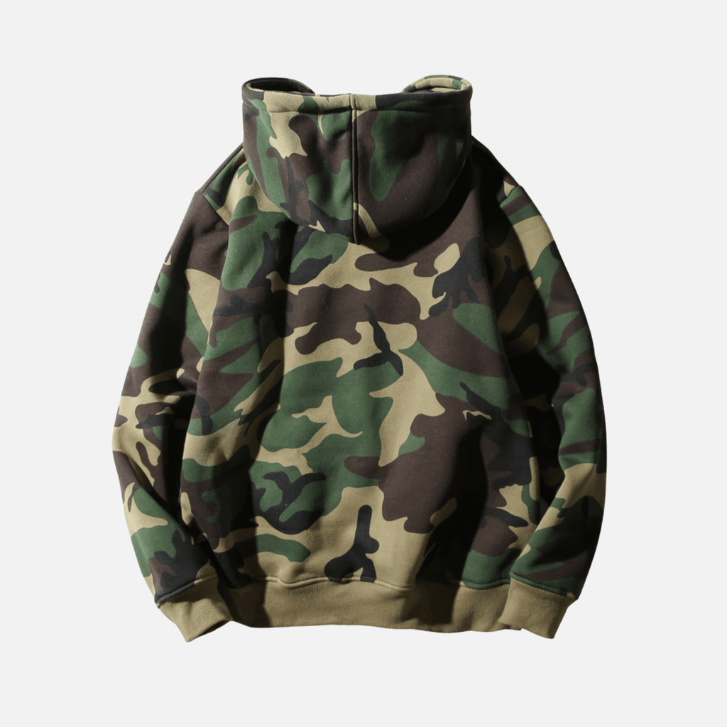 Camo Loose Casual Hoodie