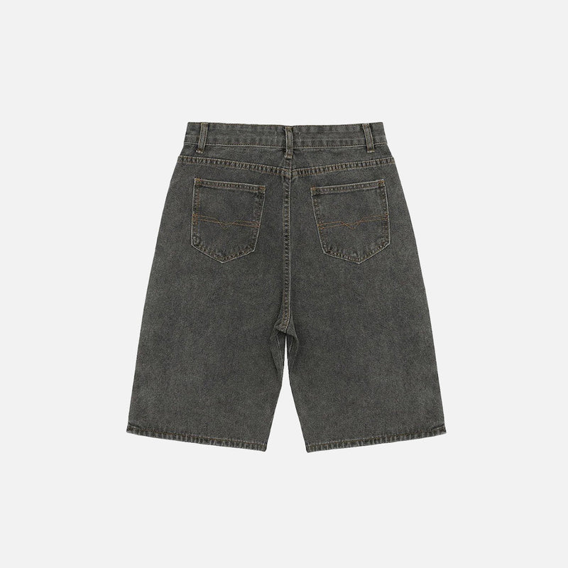 Street Zipper Cargo Shorts