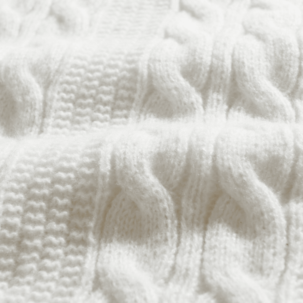 Cable Knit Crewneck Sweater