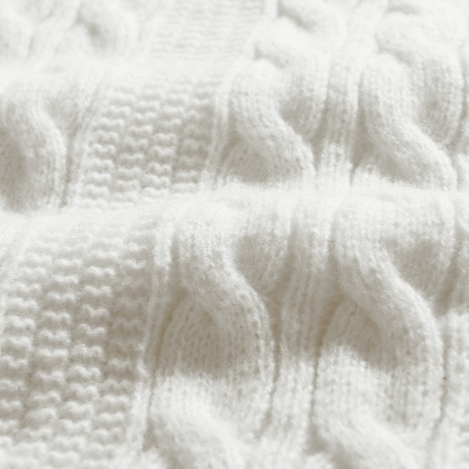 Cable Knit Crewneck Sweater