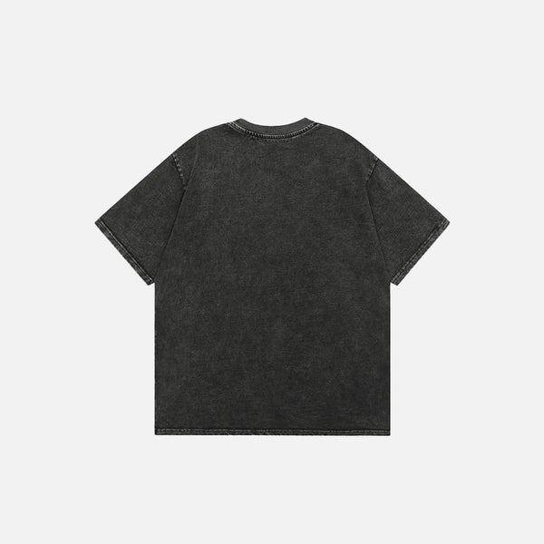 Vintage Retro Embroidery Patch T-shirt