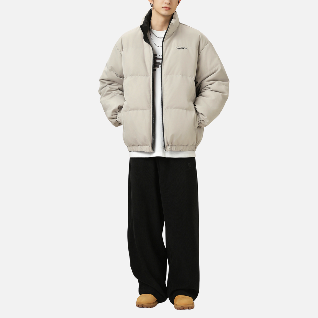 Reversible Two-Tone Puffer Jacket