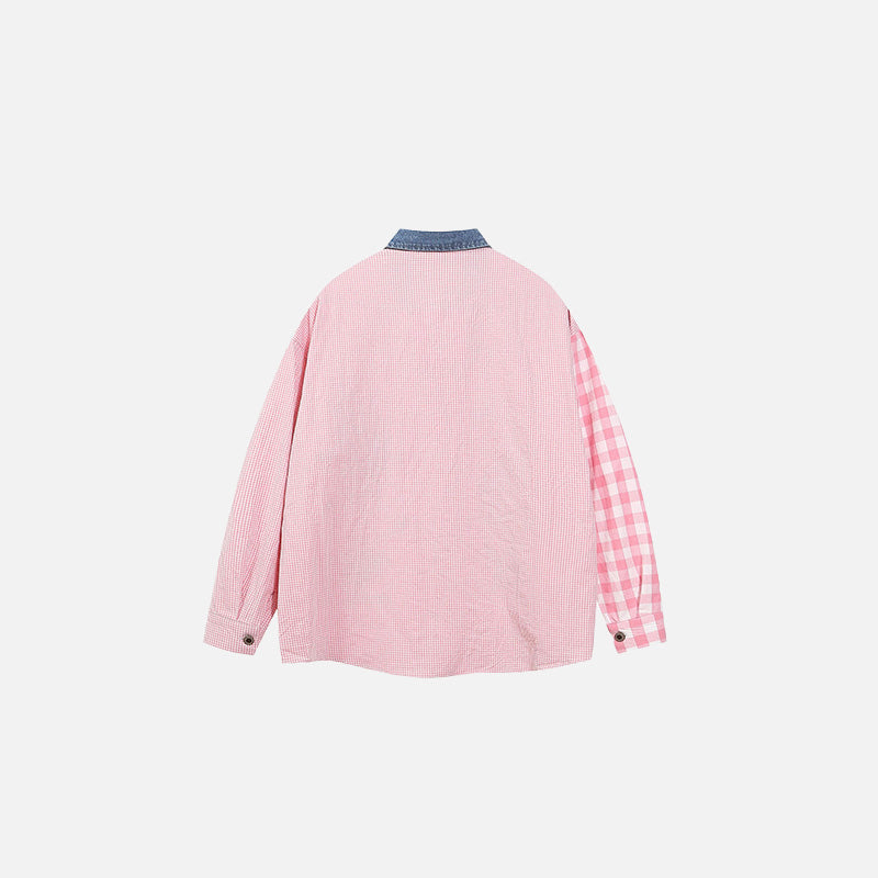 Playful Pals Patchwork Pink Shirt