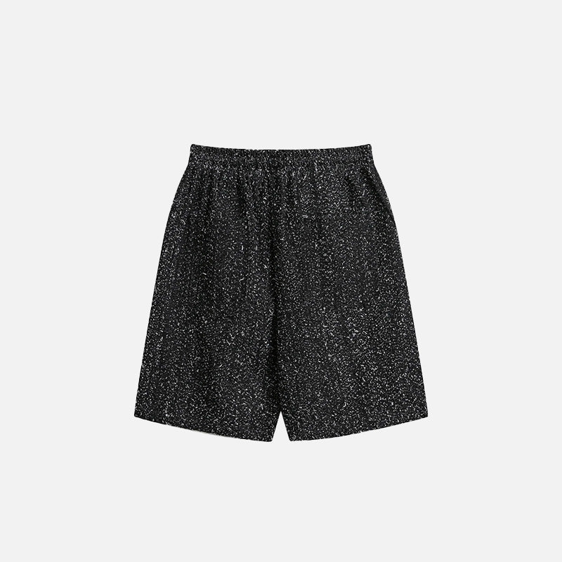 Modern Speckled Drawstring Shorts