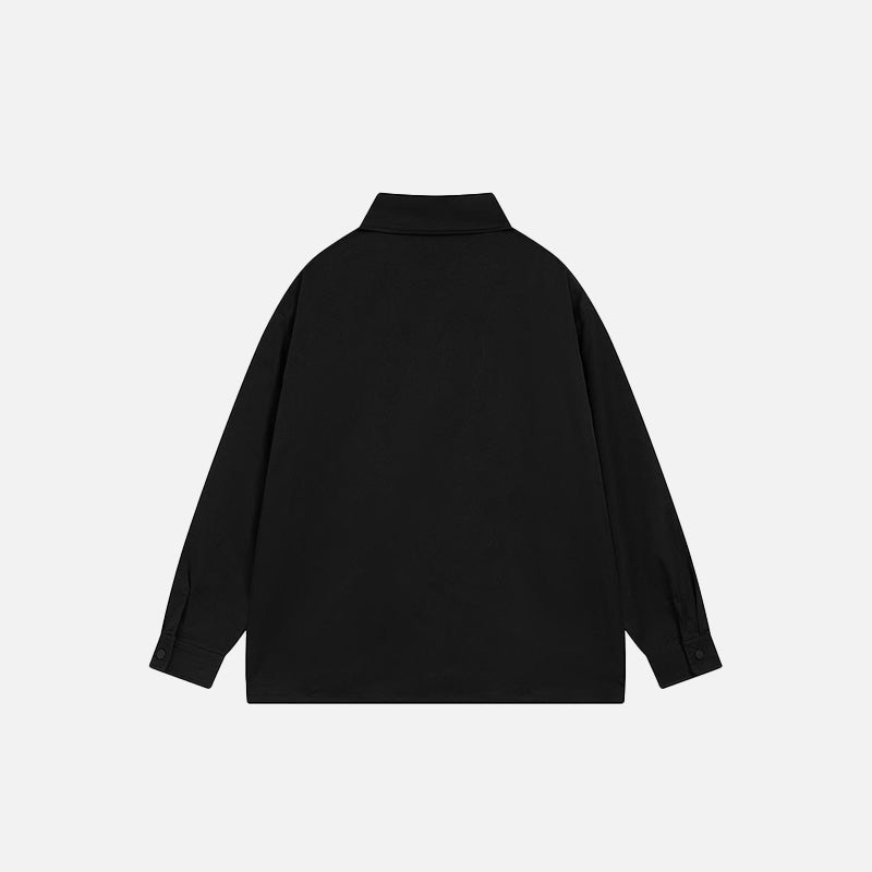 Solid Color Loose Shirt