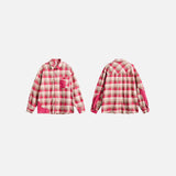 Plaid Reversible Long Sleeve Shirt