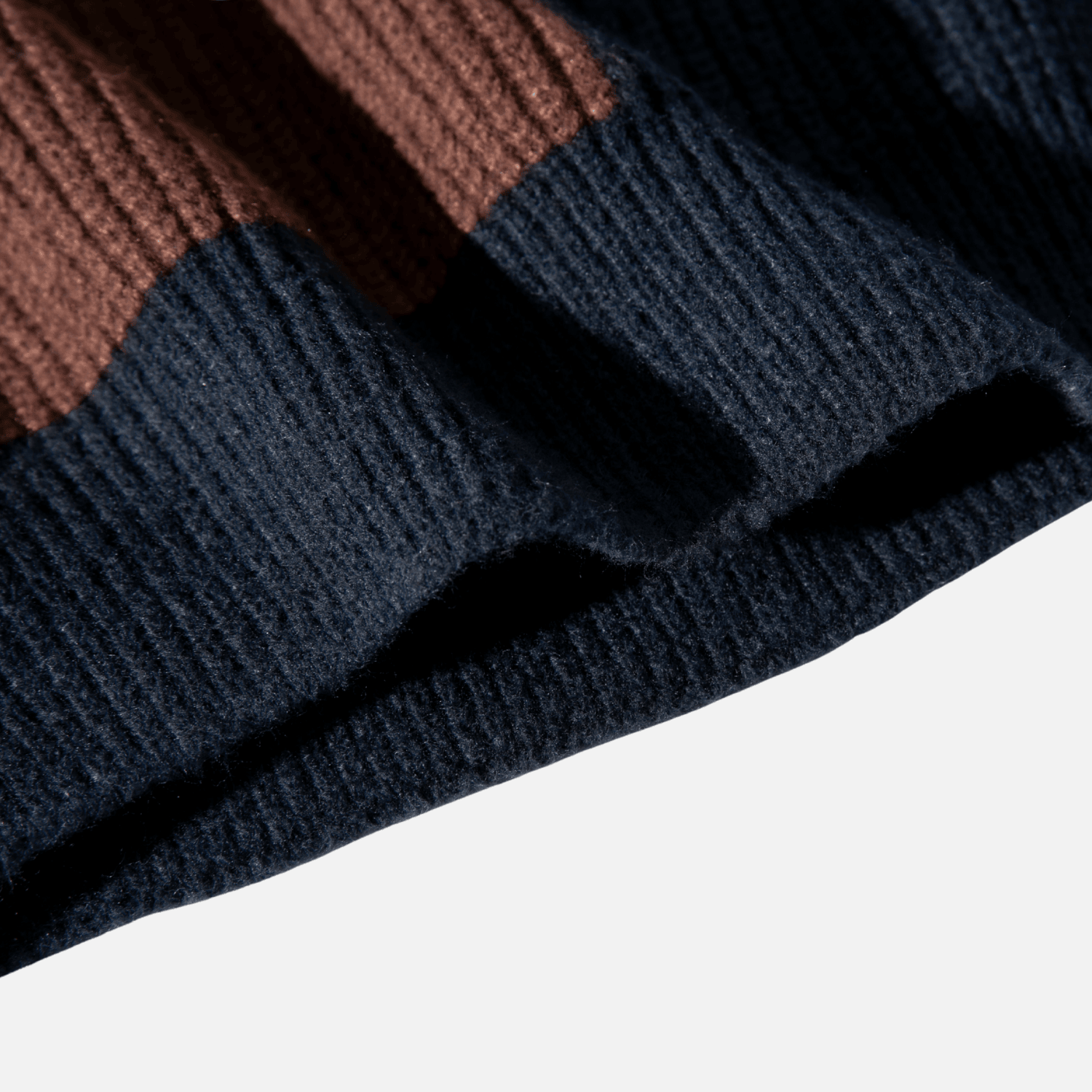 Color Block Textured Knit Sweater