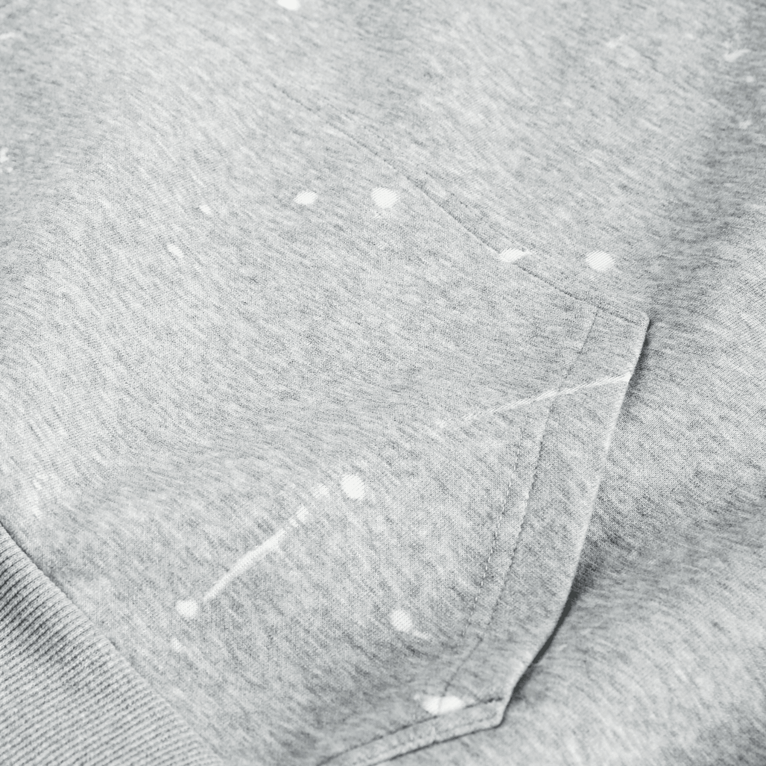 Burnout Half-Zip Stand Collar Sweatshirt