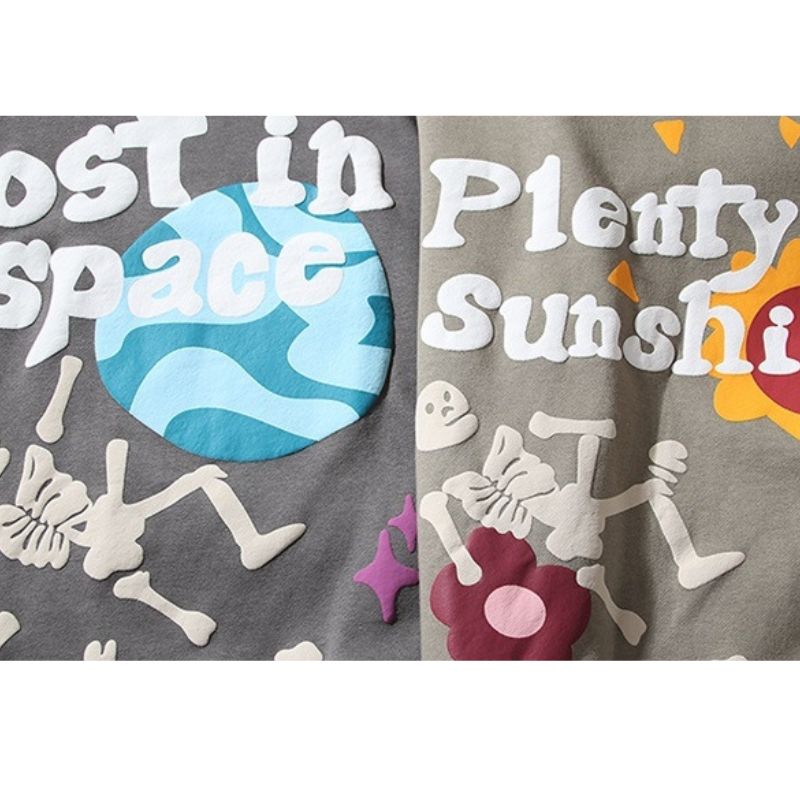 Street Vintage Graffiti Print Hoodies