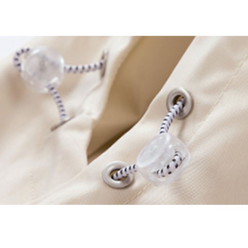 Vintage Color-Block Hooded Work Jacket