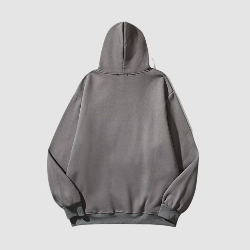 Street Vintage Graffiti Print Hoodies