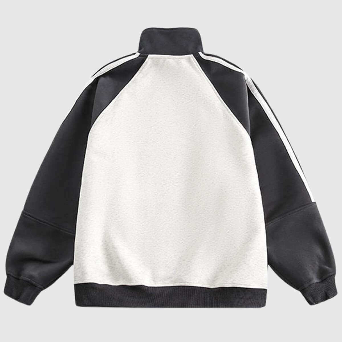 Retro Stand Collar Track Jacket