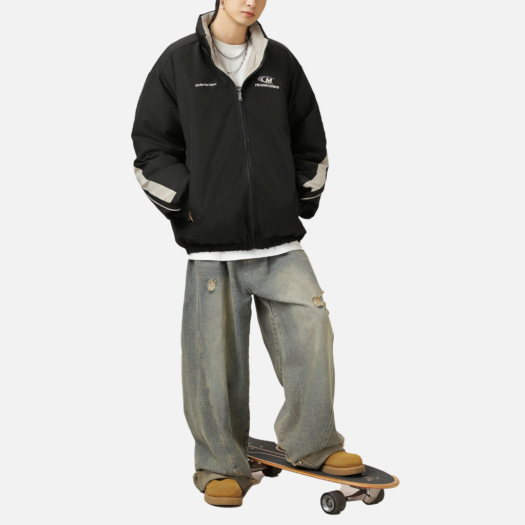 Reversible Two-Tone Puffer Jacket