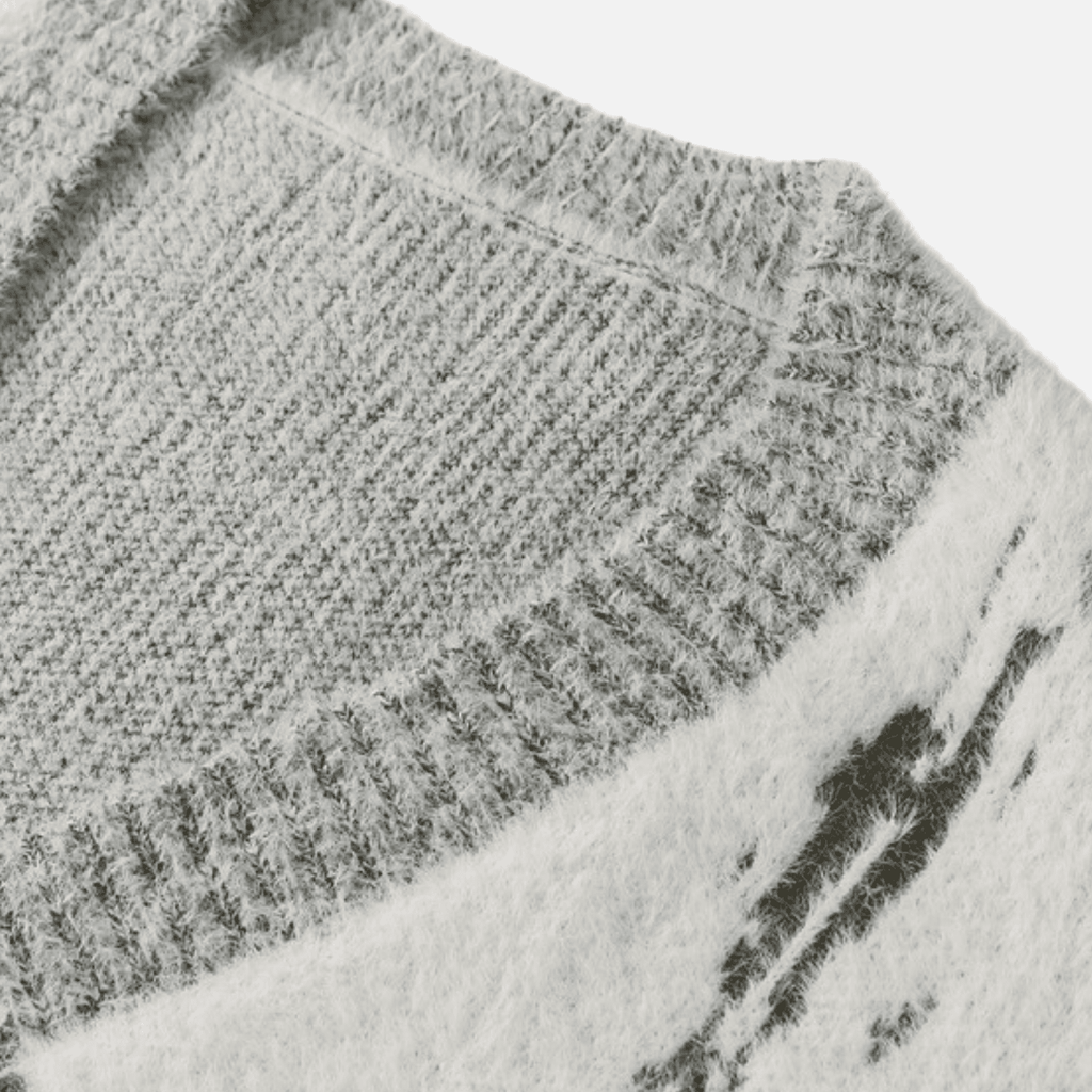 Oriental Bamboo Print Cardigan