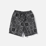 Plaid Elastic-waist Shorts