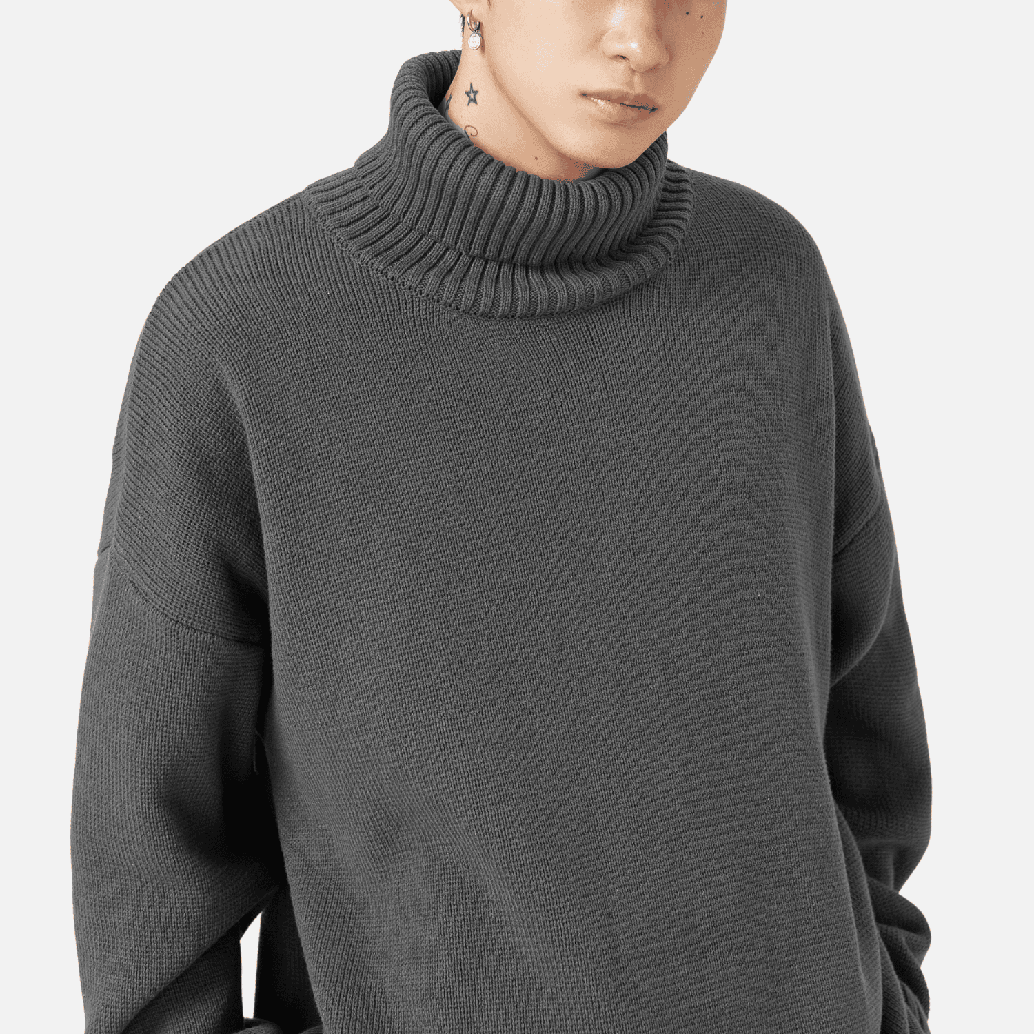 Chunky Knit Turtleneck Sweater