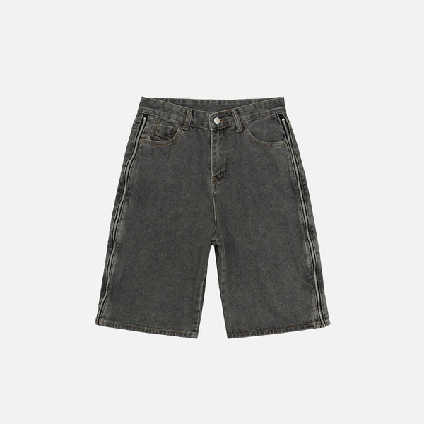 Street Zipper Cargo Shorts