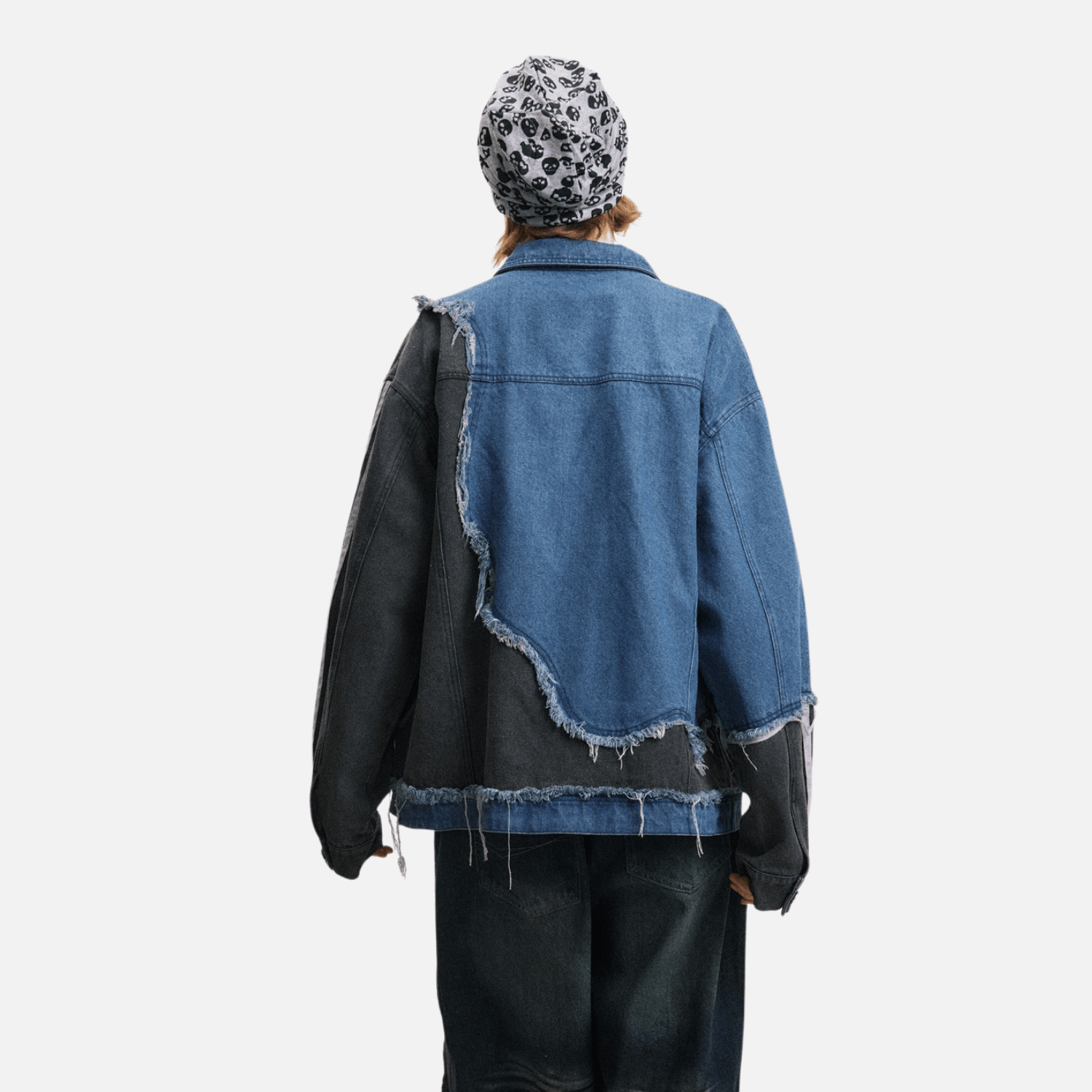 Irregular Patchwork Denim Jacket