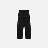 Denim Cargo Pants