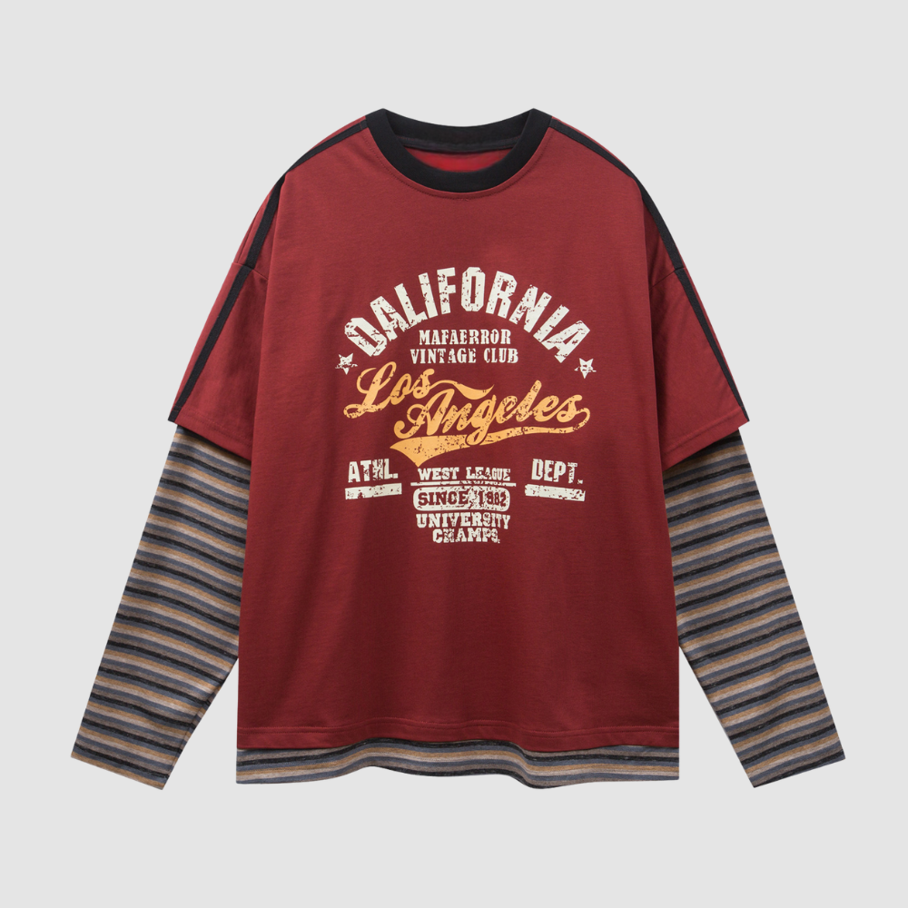 Layered California Graphic Sweatshirt