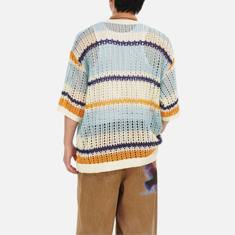 Retro Striped Knit Tee