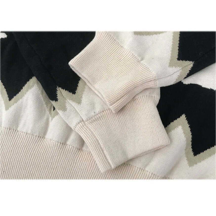 Mushroom & Rabbit Knitted Sweater