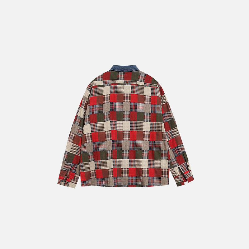 Patchwork Plush Shirt