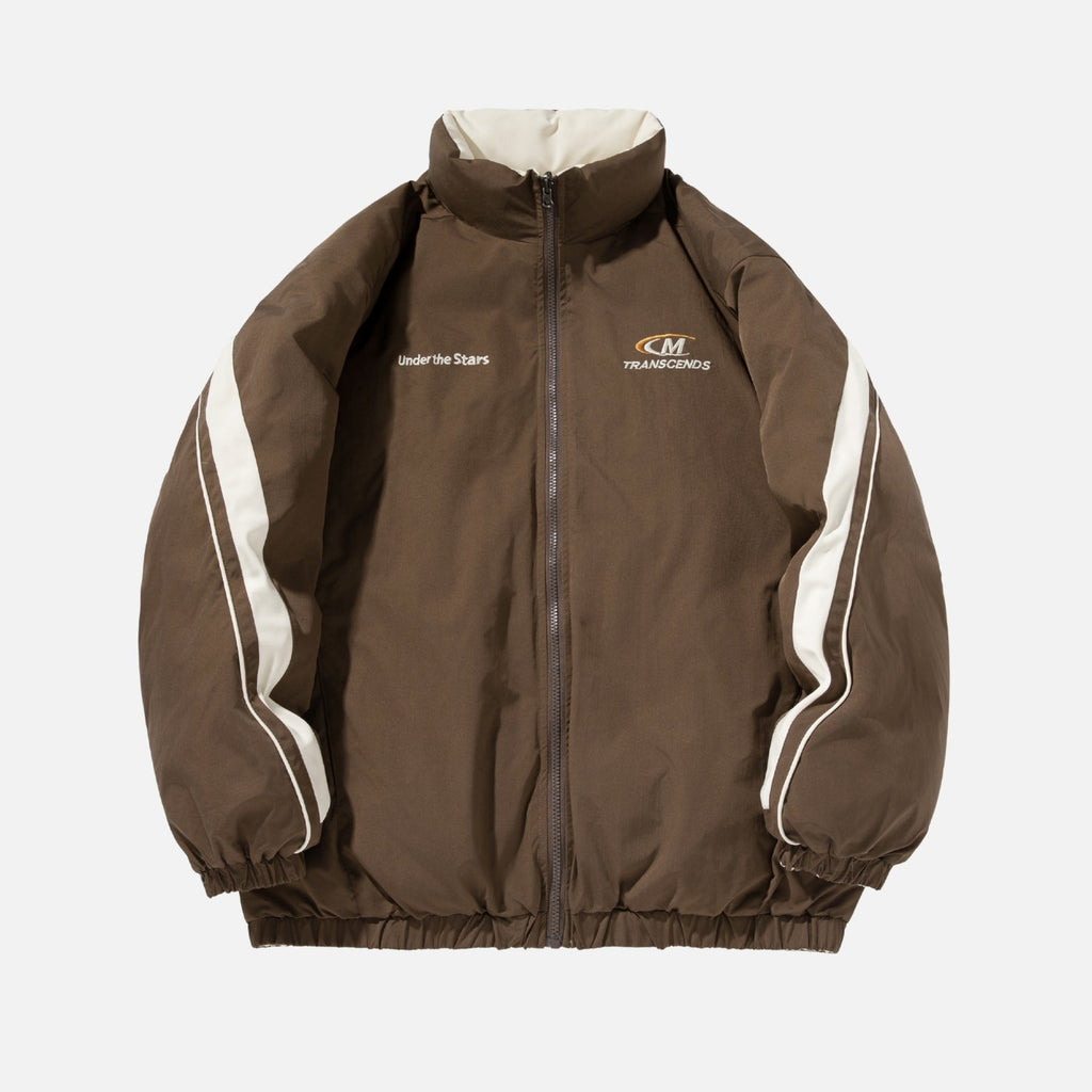 Reversible Two-Tone Puffer Jacket