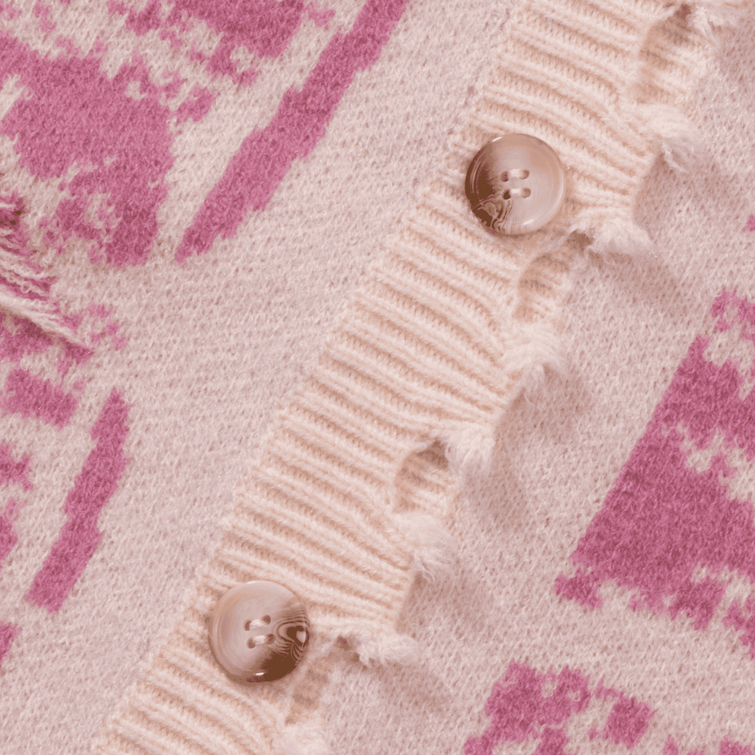 Vintage Distressed Knit Cardigan