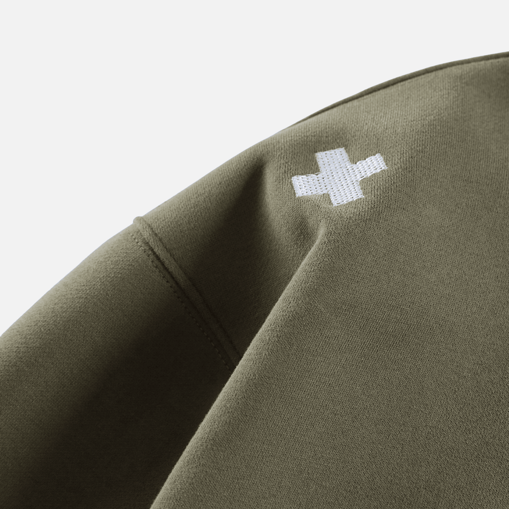 Embroidered Letter Patch Sweatshirt