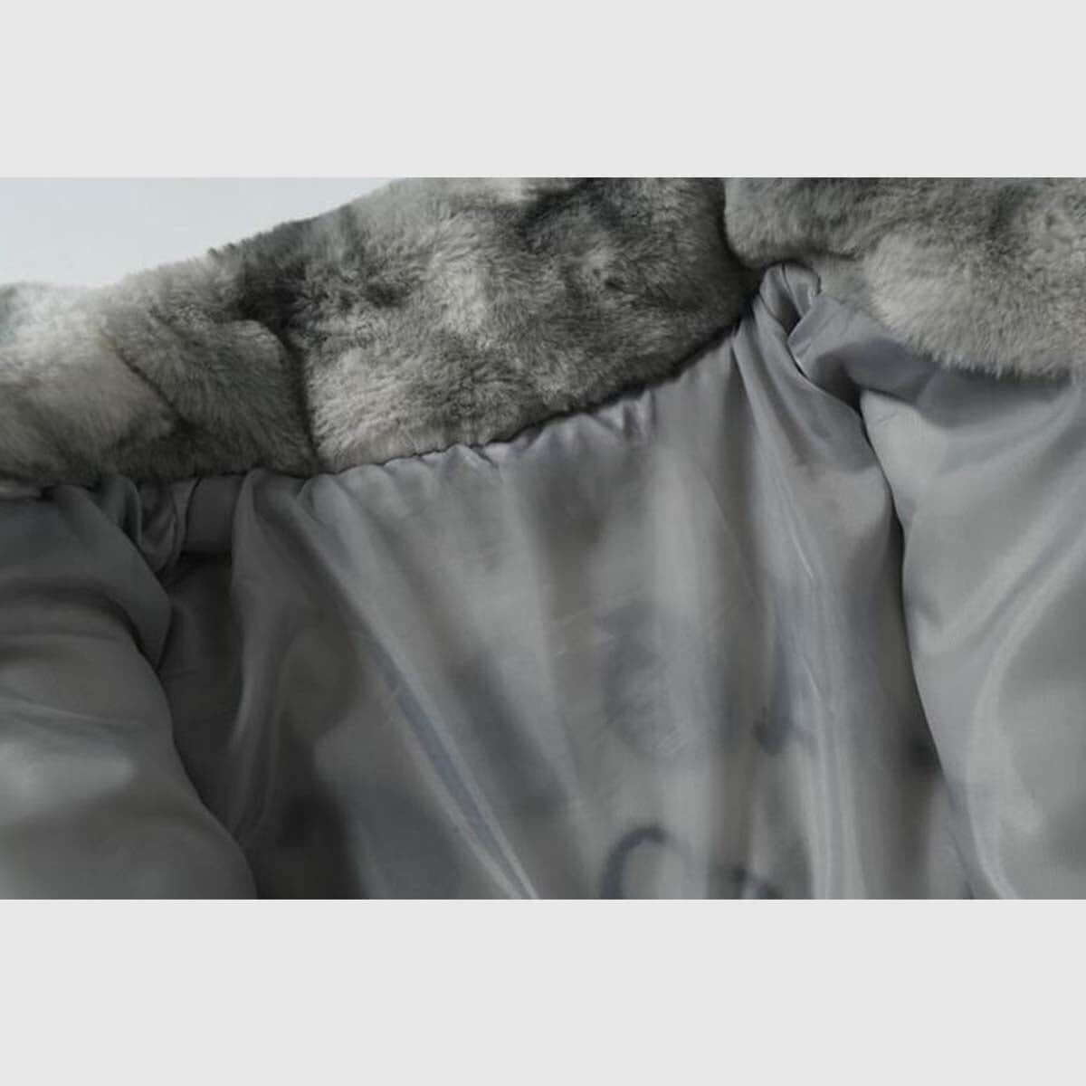 Fuzzy Tie-Dye Sherpa Padded Jacket