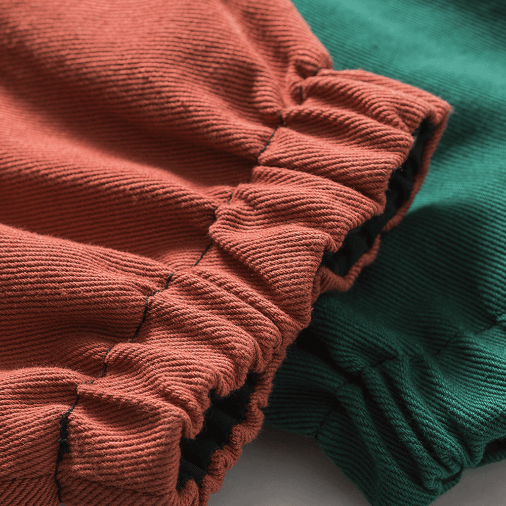 Reversible ColorBlock Stand‑Collar Jacket