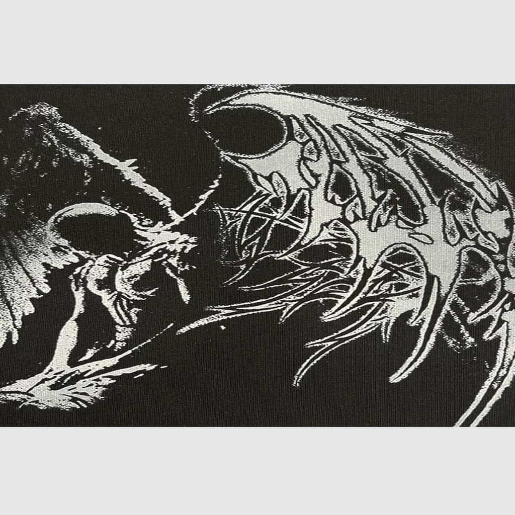 Angel and Thorn Graphic Cotton Sweatshirt