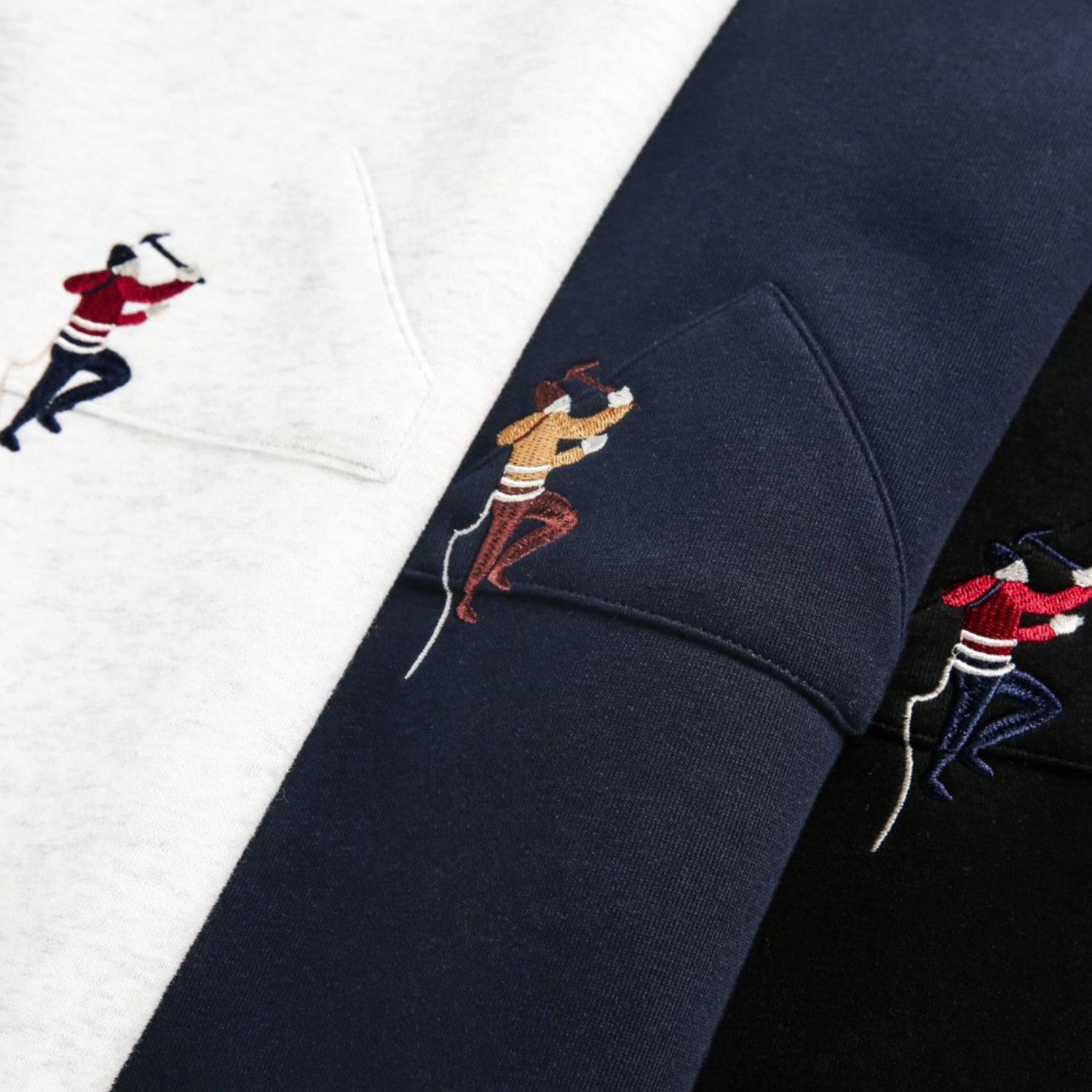 Climbing Embroidery Crewneck Sweatshirt