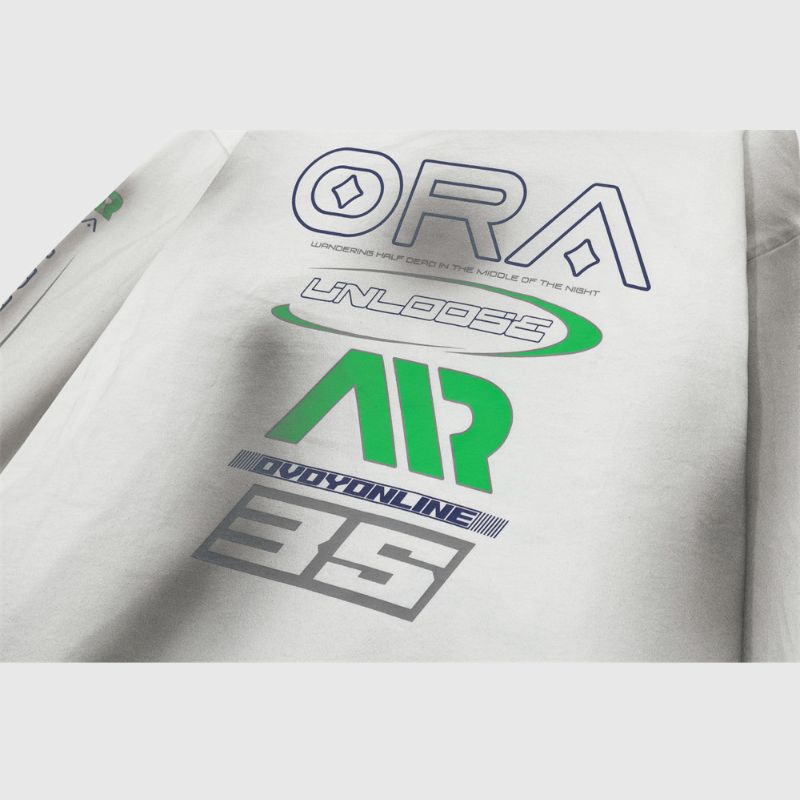 Inkjet-Printed Racing Style Tee