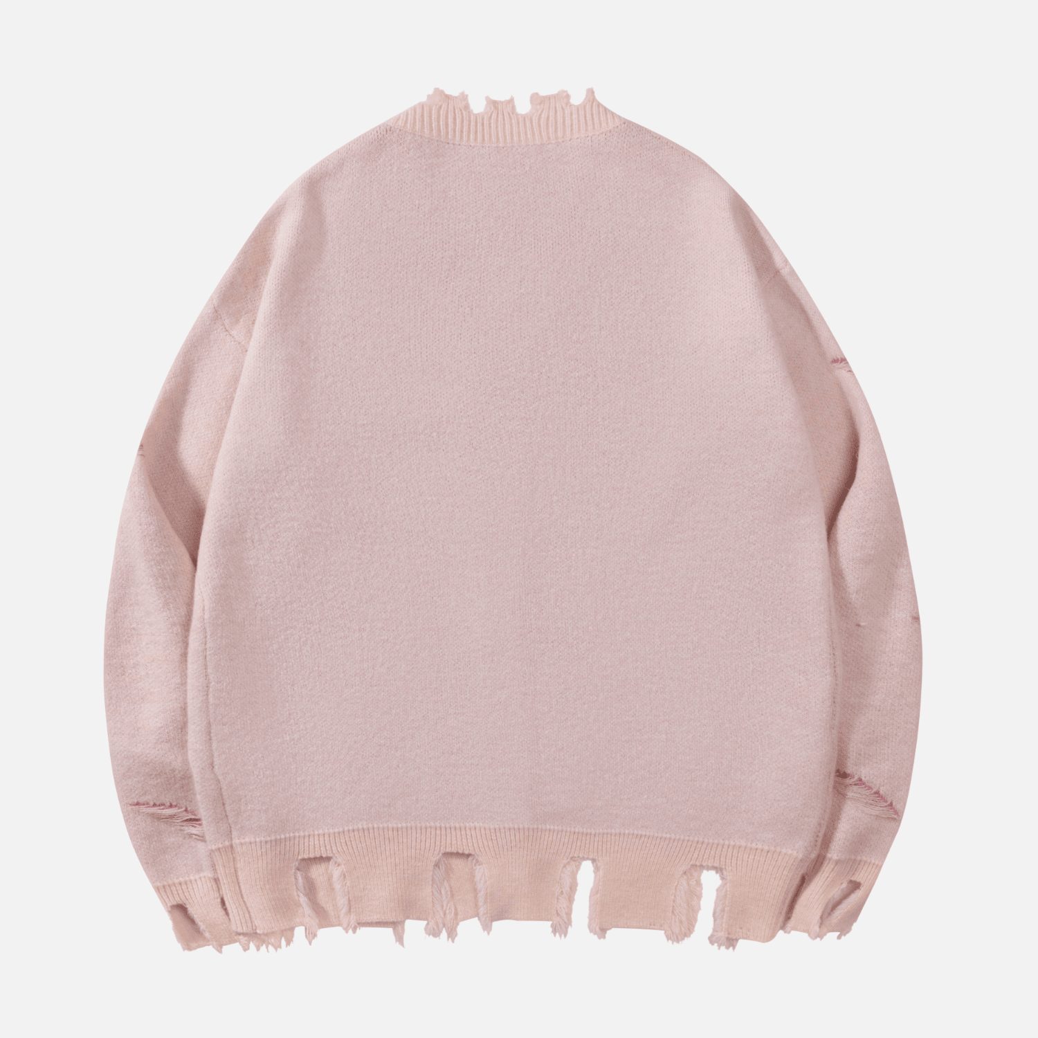 Vintage Distressed Knit Cardigan