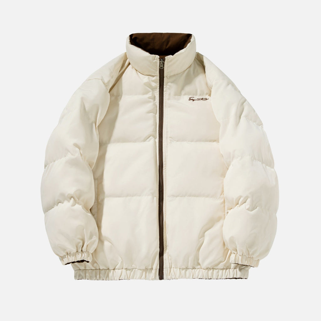 Reversible Two-Tone Puffer Jacket