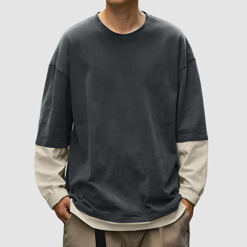 Layered Look Sweatshirt