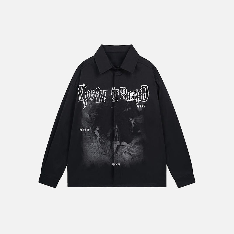 Mountain War "New Trend" Print Shirt