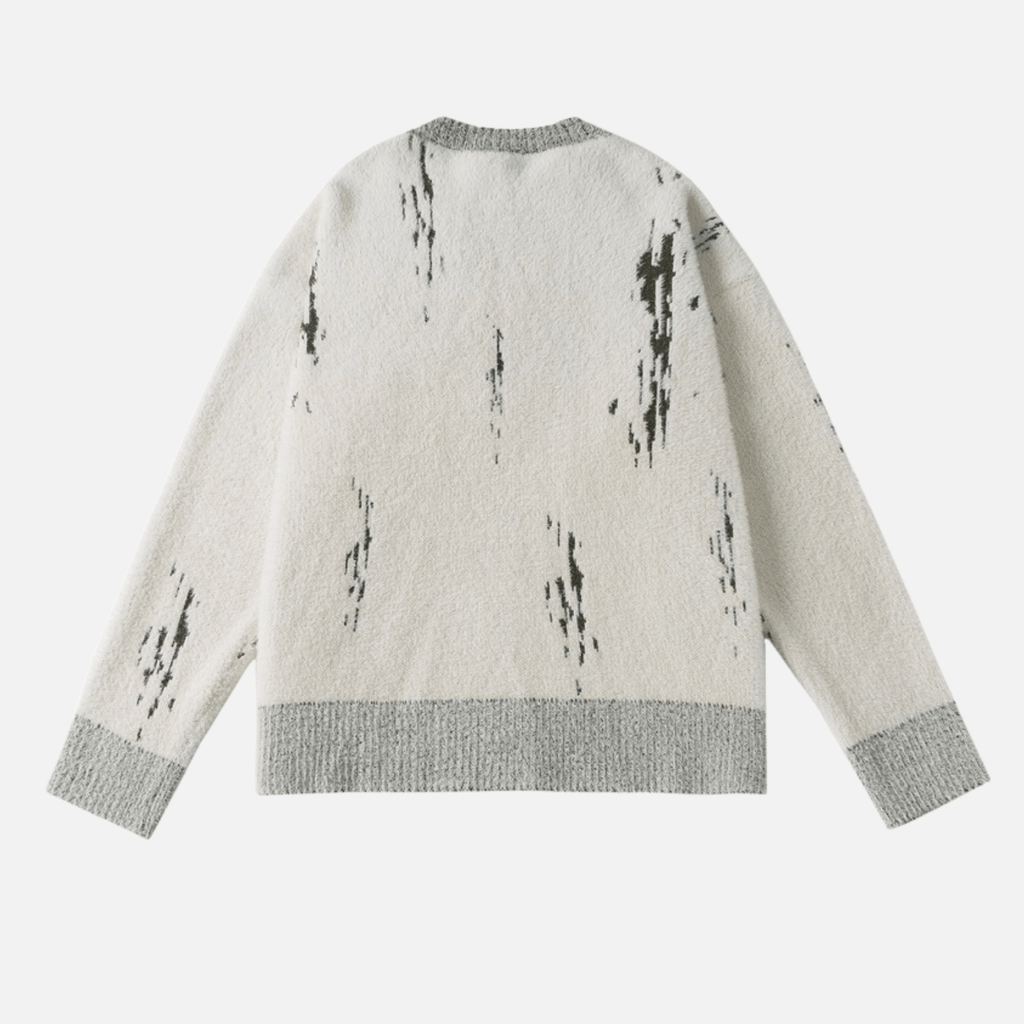 Oriental Bamboo Print Cardigan