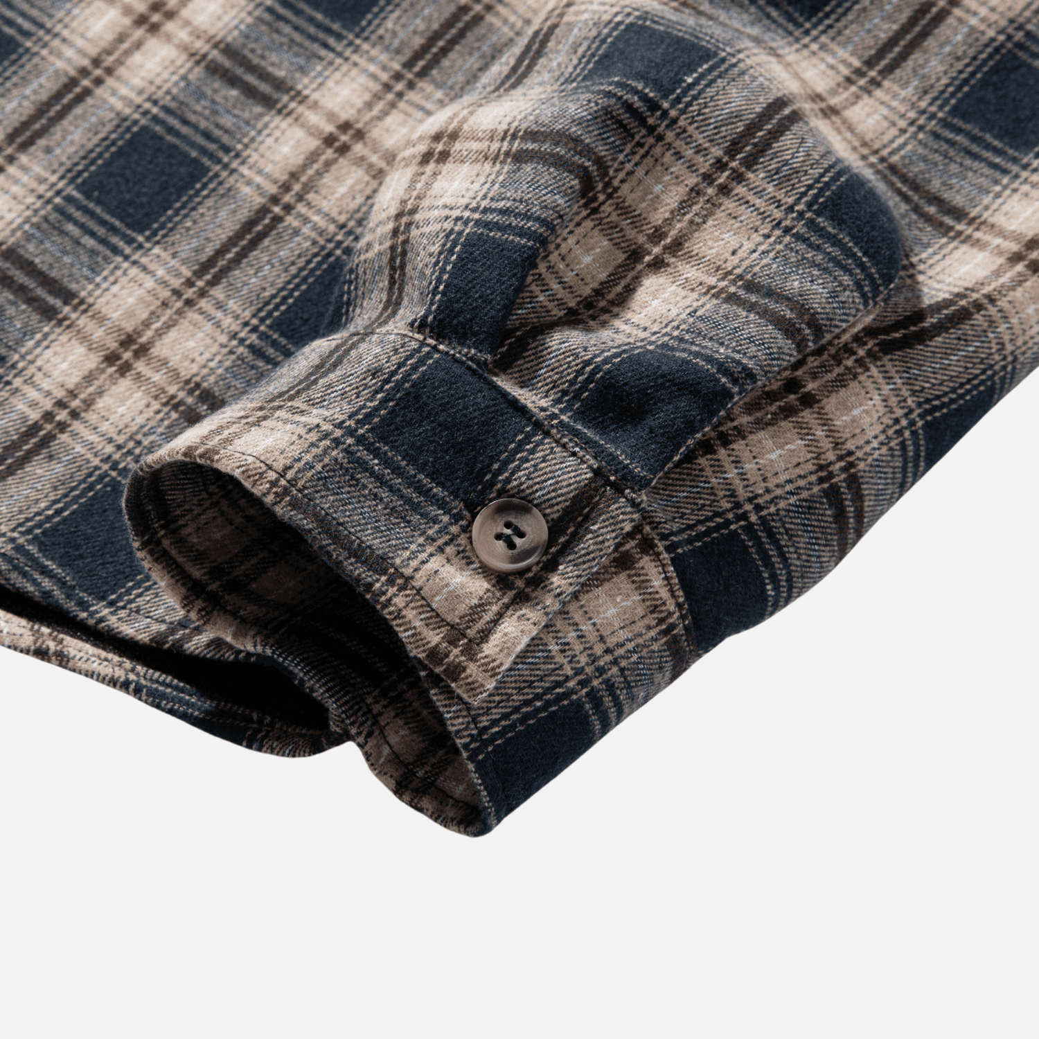 Colorblock Plaid Hooded Shirt